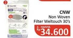 Promo Harga CNW Non Woven Filter Weltouch 30 pcs - Alfamidi