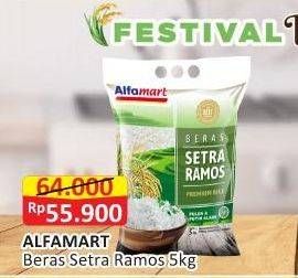 Promo Harga Alfamart Beras Setra Ramos 5000 gr - Alfamart