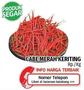 Promo Harga Cabe Merah Keriting  - Lotte Grosir