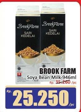 Promo Harga Brookfarm Soya Bean Milk 1000 ml - Hari Hari