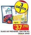 Promo Harga GLADE One For All All Variants per 4 pcs - Superindo