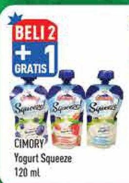 Promo Harga CIMORY Squeeze Yogurt 120 ml - Hypermart