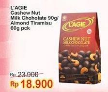Promo Harga Cashew Milk Nut 90gr/ Almond Tiramisu 60gr  - Indomaret
