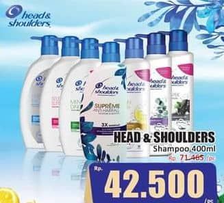 Promo Harga Head & Shoulders Shampoo 400 ml - Hari Hari