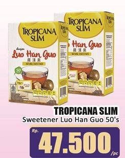 Promo Harga Tropicana Slim Sweetener Luo Han Guo 50 pcs - Hari Hari
