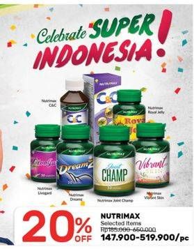 Promo Harga NUTRIMAX Multivitamin  - Guardian