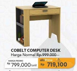 Promo Harga Cobelt Computer Desk  - Carrefour