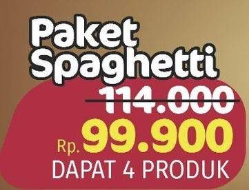 Promo Harga Paket Spaghetti  - Lotte Grosir