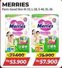 Promo Harga Merries Pants Good Skin M32, L28, S40 28 pcs - Alfamart