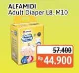 Promo Harga Alfamidi Popok Dewasa L8, M10 8 pcs - Alfamidi