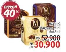 Promo Harga Walls Magnum Mini per 6 pcs 45 ml - LotteMart