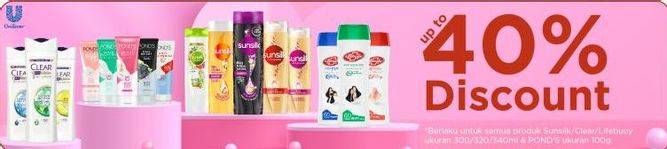 Promo Harga Sunsilk/Clear/Lifebuoy Shampoo/Pond
