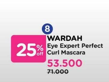 Promo Harga Wardah Eyexpert Mascara Perfect Curl 7 gr - Watsons