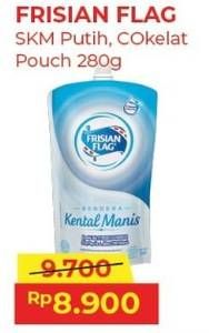 Promo Harga Frisian Flag Susu Kental Manis Putih, Cokelat 280 gr - Alfamart