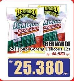 Promo Harga Bernardi Delicious Sosis Sapi Goreng 360 gr - Hari Hari