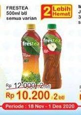 Promo Harga FRESTEA Minuman Teh All Variants per 2 botol 500 ml - Indomaret