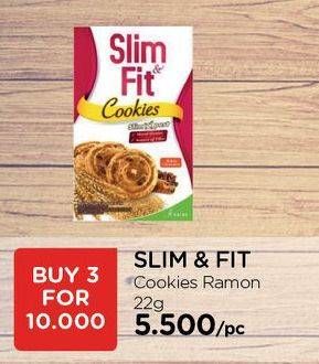 Promo Harga SLIM & FIT Cookies 22 gr - Watsons