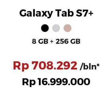 Promo Harga SAMSUNG Galaxy Tab S7+  - Erafone