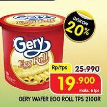 Promo Harga GERY Egg Roll 210 gr - Superindo