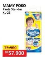 Promo Harga Mamy Poko Pants Xtra Kering XL26 26 pcs - Alfamart