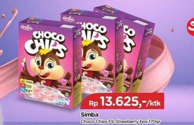 Promo Harga Simba Cereal Choco Chips Strawberry 170 gr - TIP TOP
