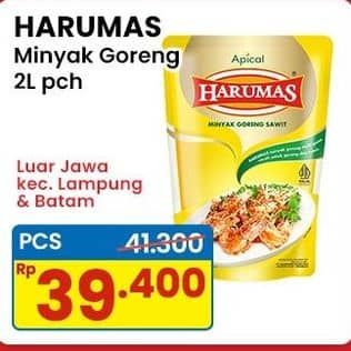 Promo Harga Harumas Minyak Goreng 2000 ml - Indomaret