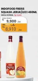 Promo Harga Freiss Syrup Squash Orange, Lychee 500 ml - Carrefour