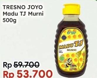 Promo Harga TRESNO JOYO Madu TJ Murni 500 gr - Indomaret