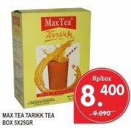 Promo Harga Max Tea Minuman Teh Bubuk 5 pcs - Superindo