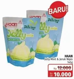 Promo Harga HAAN Jelly Mix Mint Jeruk Nipis 145 gr - Lotte Grosir