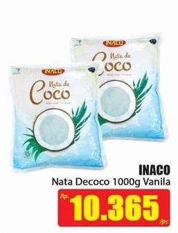 Promo Harga INACO Nata De Coco Vanila 1000 gr - Hari Hari