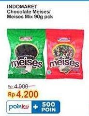 Promo Harga Indomaret Meises Mix, Chocolate 90 gr - Indomaret