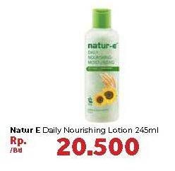 Promo Harga NATUR-E Hand Body Lotion Daily Nourishing 245 ml - Carrefour