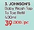 Promo Harga Johnsons Baby Wash Top To Toe 400 ml - Guardian