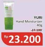 Promo Harga YURI Hand Moisturizer Antibacterial 40 gr - Alfamidi