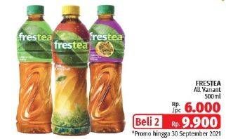Promo Harga FRESTEA Minuman Teh All Variants 500 ml - LotteMart