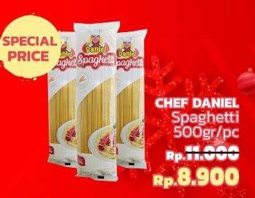 Promo Harga CHEF DANIEL Spaghetti  500 gr - LotteMart