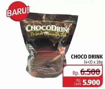 Promo Harga Choco Drink Belgian Chocolate Taste per 6 pcs 28 gr - Lotte Grosir