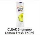 Promo Harga CLEAR Shampoo Lemon Fresh 160 ml - Alfamart