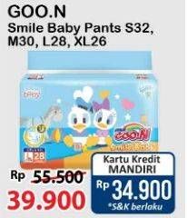 Promo Harga Goon Smile Baby Comfort Fit Pants S32, M30, L28, XL26 26 pcs - Alfamart