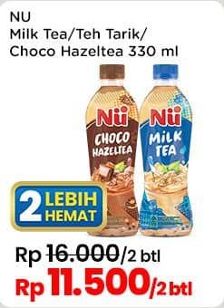 Promo Harga NU Teh Tarik/Choco Hazeltea/Milk Tea  - Indomaret