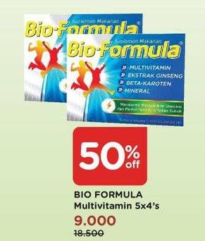 Promo Harga BIO-FORMULA Multivitamin per 5 sachet 4 pcs - Watsons