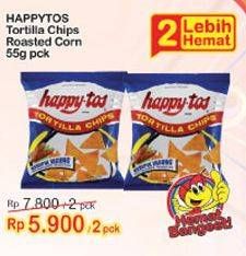 Promo Harga HAPPY TOS Tortilla Chips per 2 pouch 55 gr - Indomaret