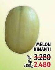 Promo Harga Melon Kinanti per 100 gr - LotteMart