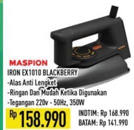 Promo Harga Maspion EX 1010 Blackberry  - Hypermart