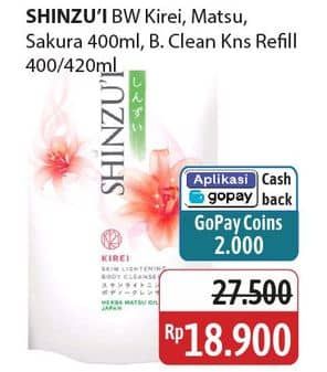 Promo Harga Shinzui Body Cleanser Kirei, Matsu, Sakura, Kensho 420 ml - Alfamidi