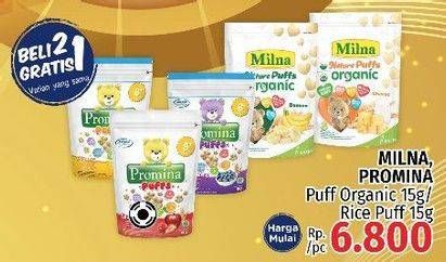 Promo Harga Milna/Promina Puff Organic  - LotteMart