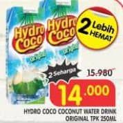 Promo Harga Hydro Coco Minuman Kelapa Original 250 ml - Superindo