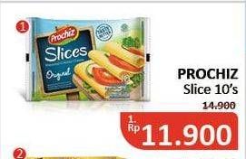 Promo Harga PROCHIZ Slices 10 pcs - Alfamidi