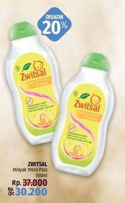Promo Harga ZWITSAL Natural Minyak Telon 100 ml - LotteMart